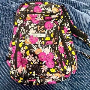 Jujube Be Right Back Black and Bloom discontinued diaper bag